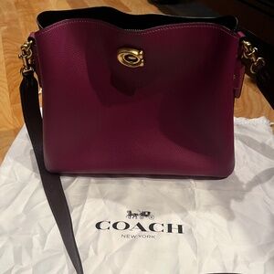 Coach Willow Bag In Colorblock With Signature Canvas Interior
